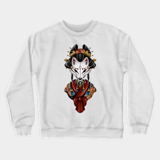 Geisha kitsune Crewneck Sweatshirt